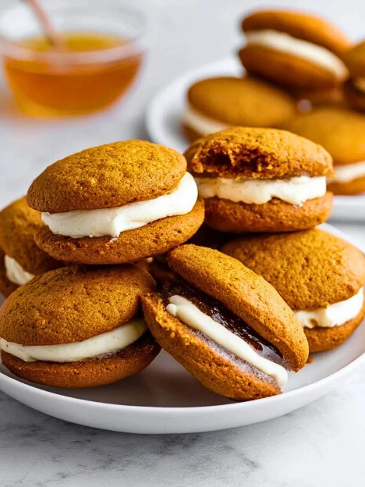 Biscuits whoopie à la citrouille et au sirop d'érable - 2