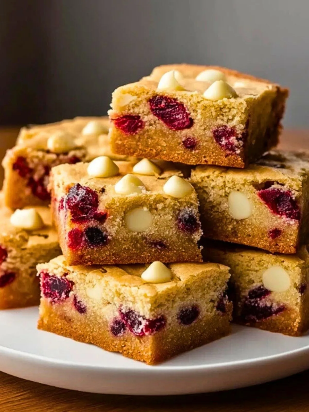 Blondies Moelleux Aux Canneberges Et Chocolat Blanc (1)