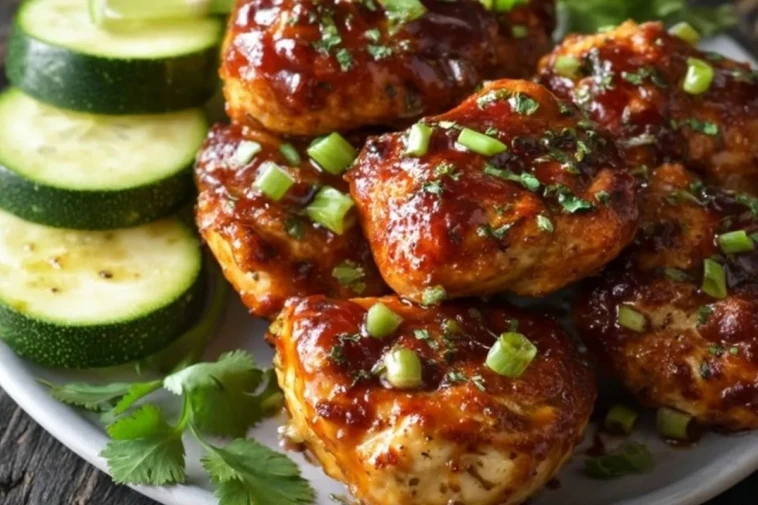 Bouchées de poulet désossé au BBQ savoureux