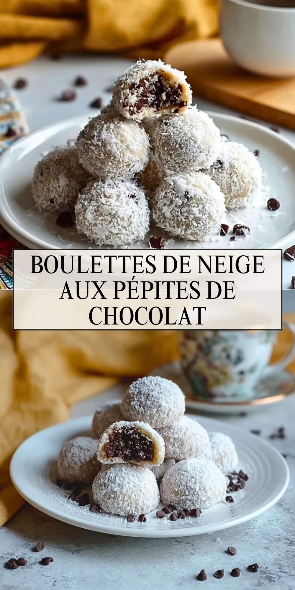 Boulettes de neige aux pépites de chocolat (1)