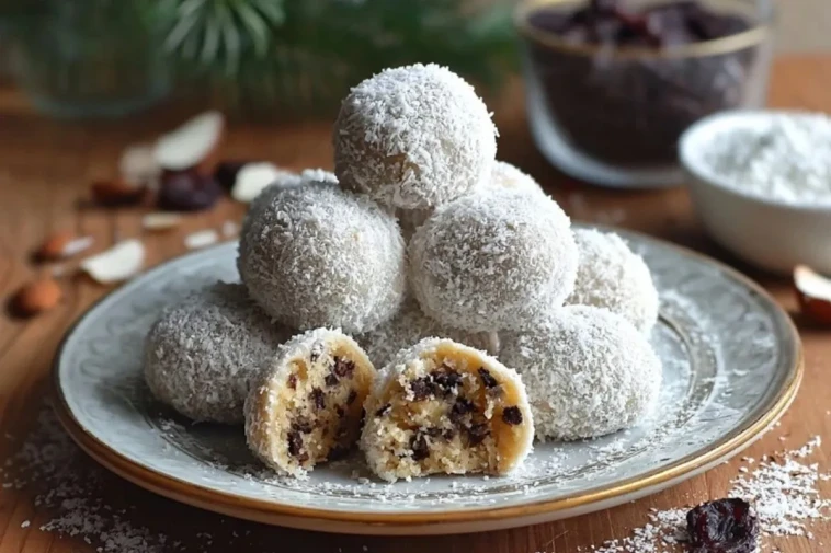 Boulettes de neige aux pépites de chocolat