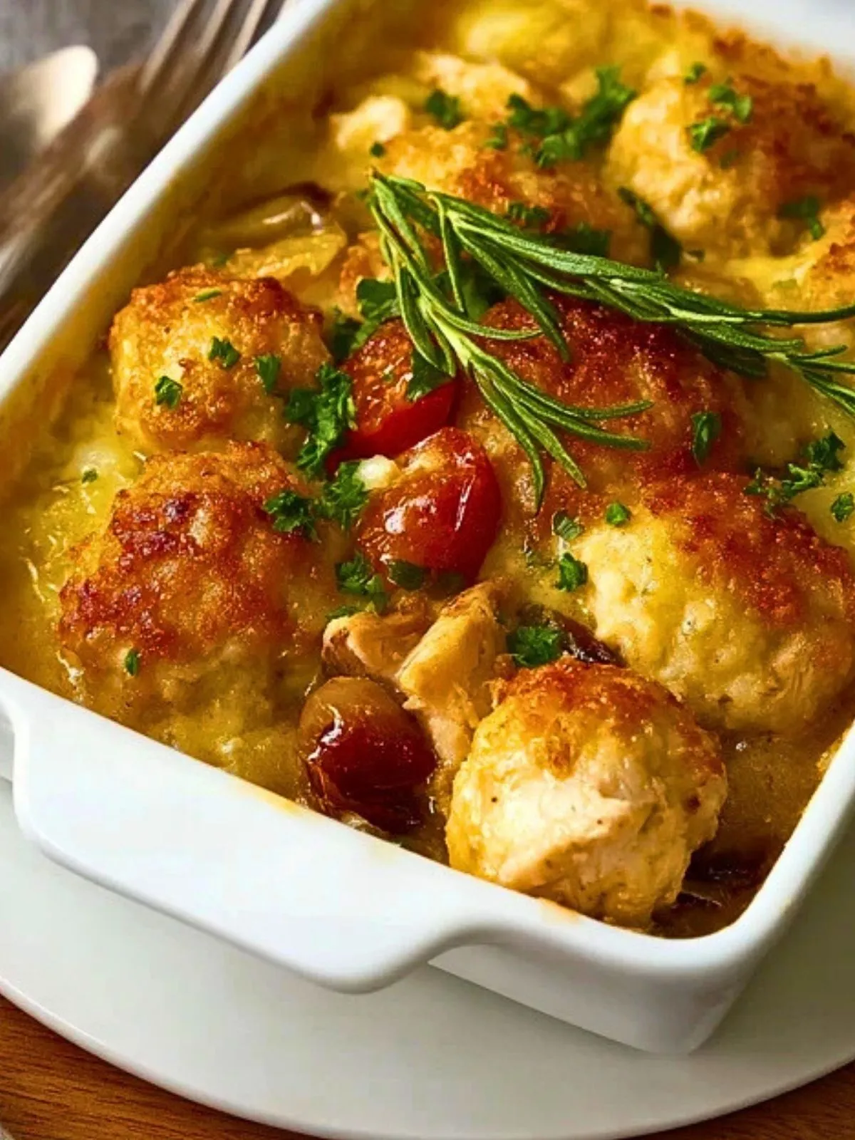 Casserole De Poulet Et Boulettes (1)