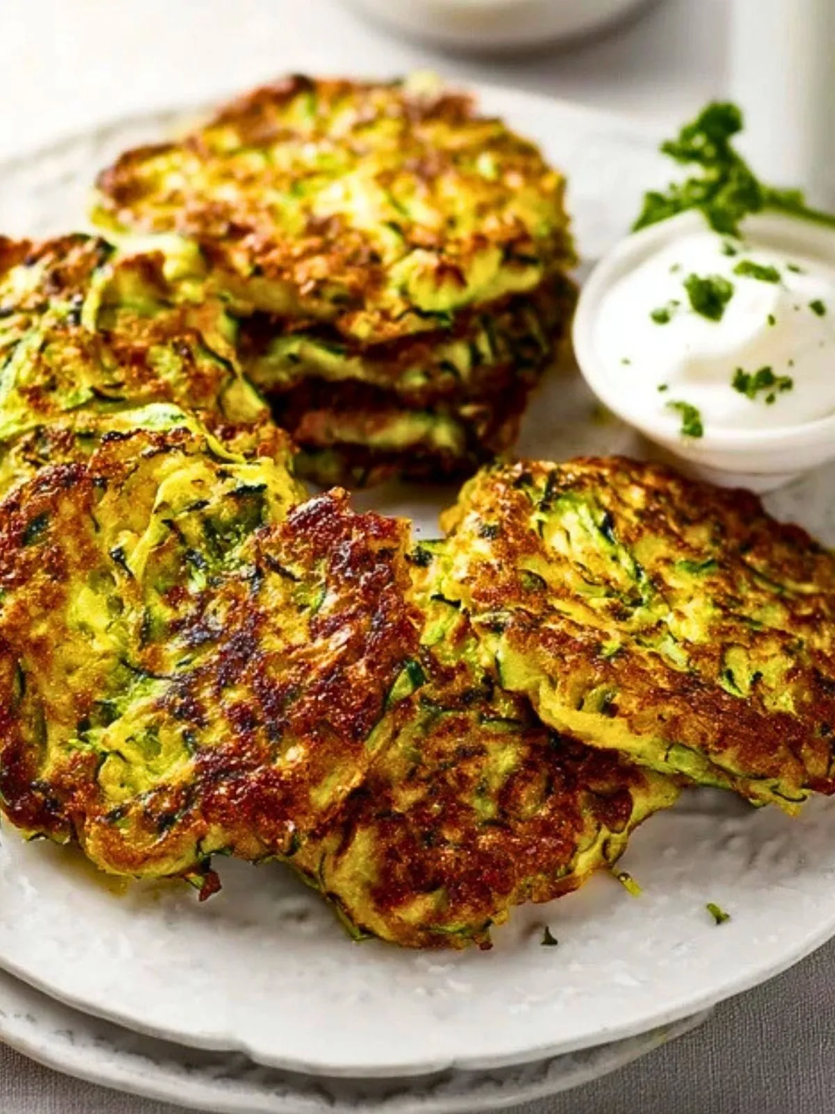 Fritters De Courgettes Saines (1)