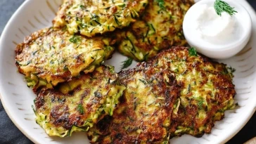 Fritters De Courgettes Saines
