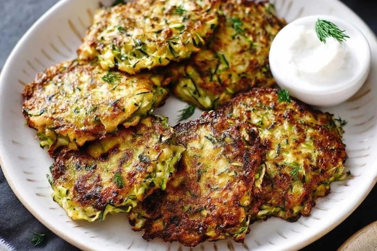 Fritters De Courgettes Saines