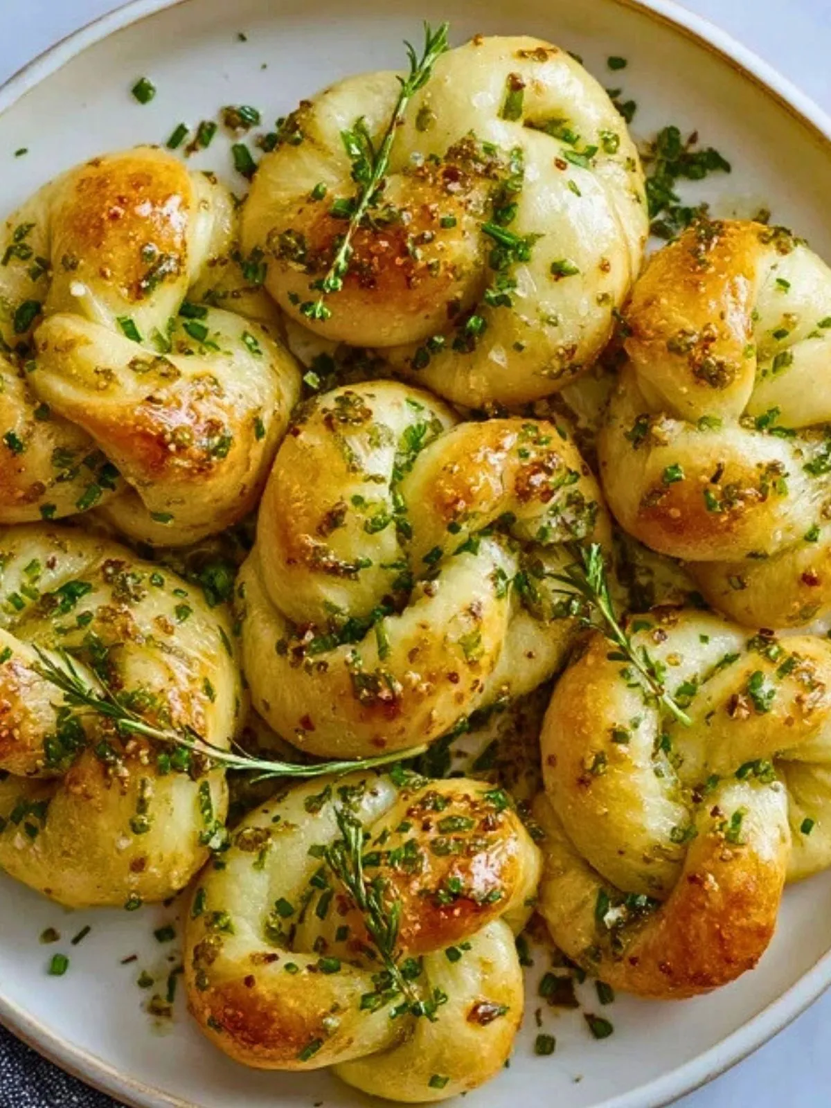 Nœuds à l'ail faits maison - 2