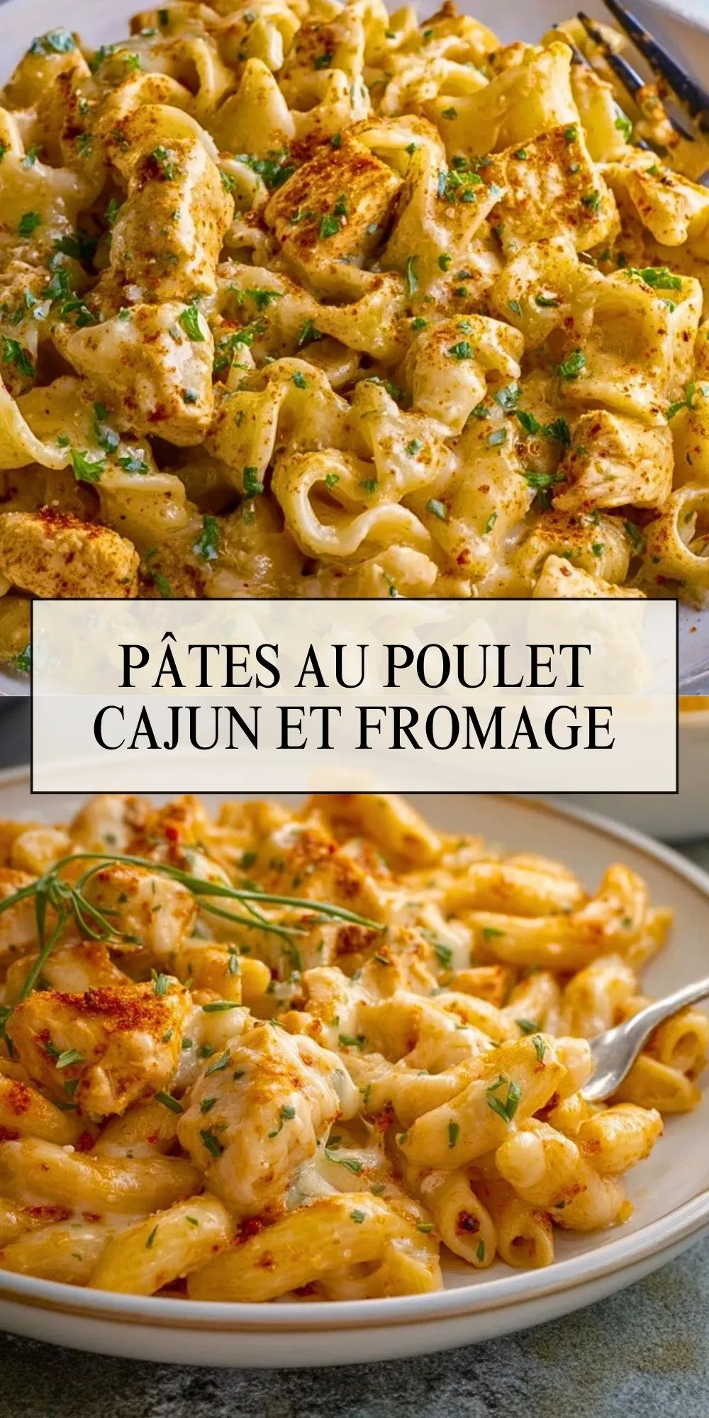 Pâtes au poulet cajun et fromage (2)