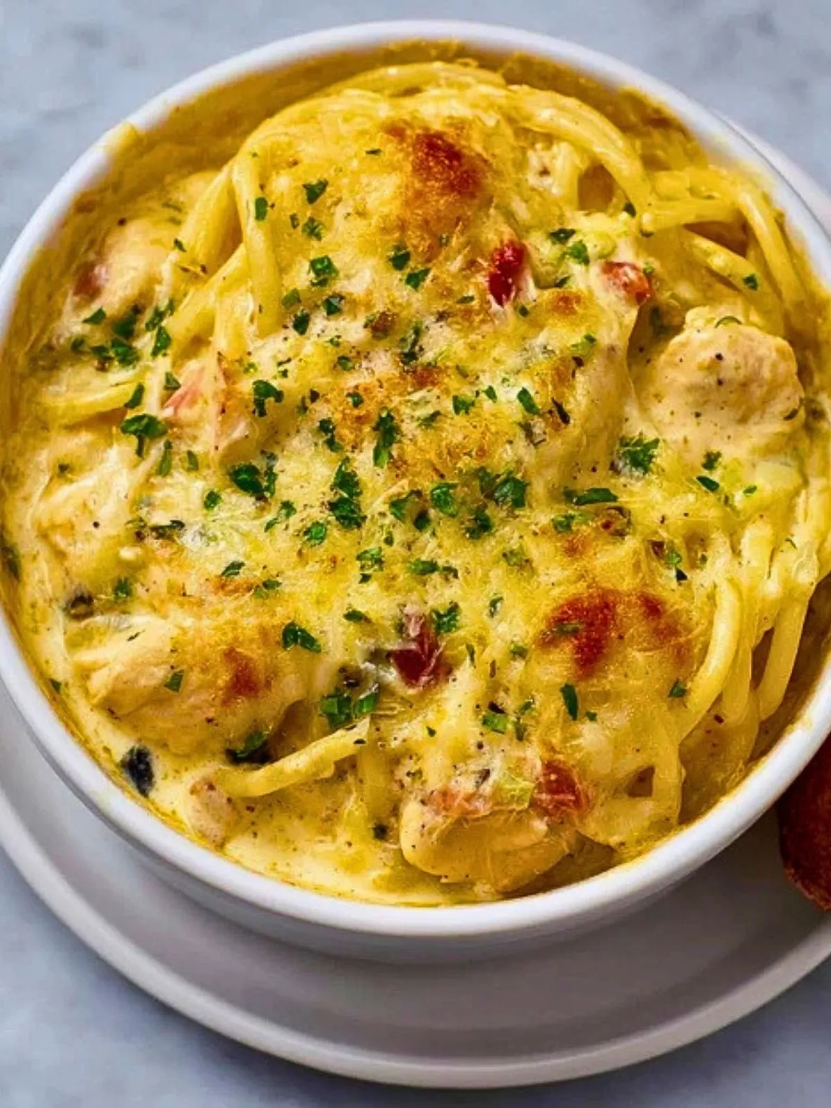 Pâtes Crémeuses au Poulet en Cocotte (1)