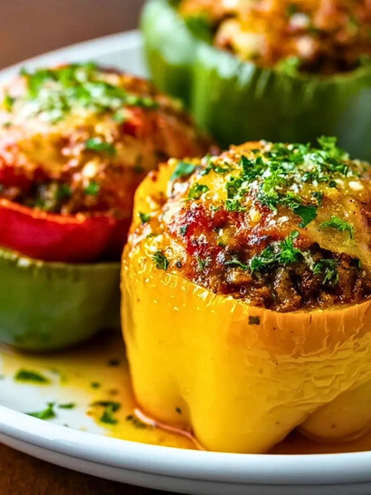 Poivrons farcis au four faciles- 2