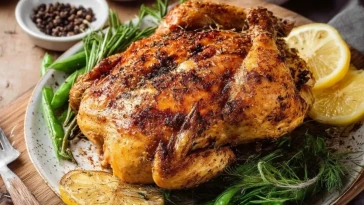 Poulet Entier à la Friteuse à Air