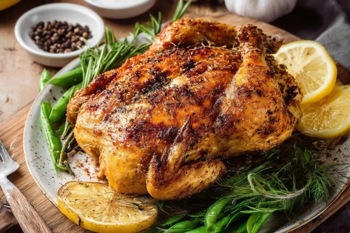 Poulet Entier à la Friteuse à Air