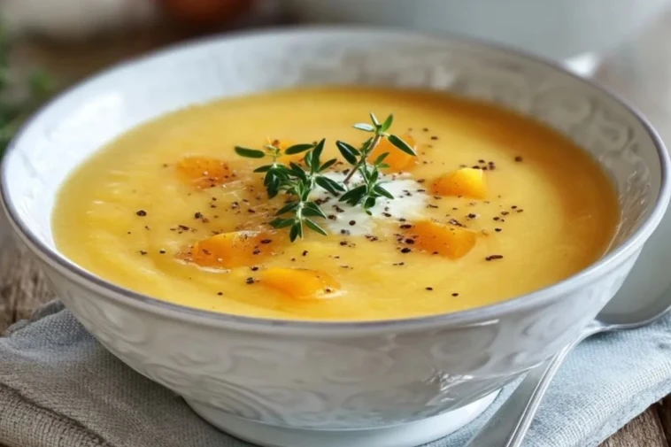 Soupe de carottes et pommes de terre