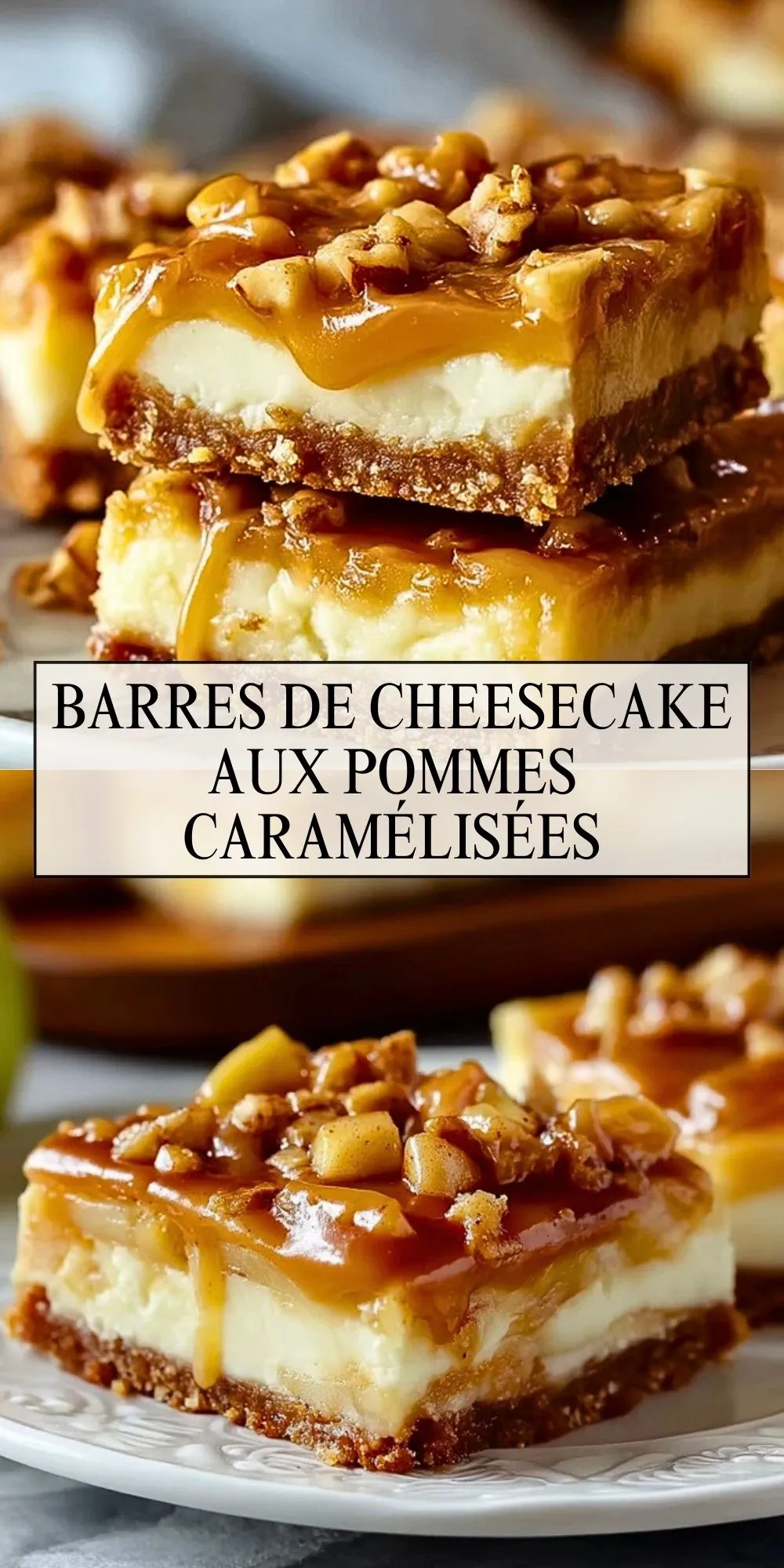 Barres De Cheesecake Aux Pommes Caramélisées (2)
