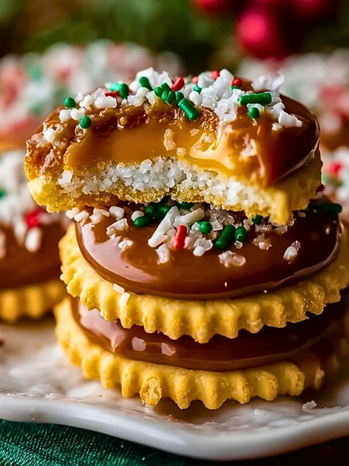 Biscuits de Noël au Caramel et au Ritz (1)