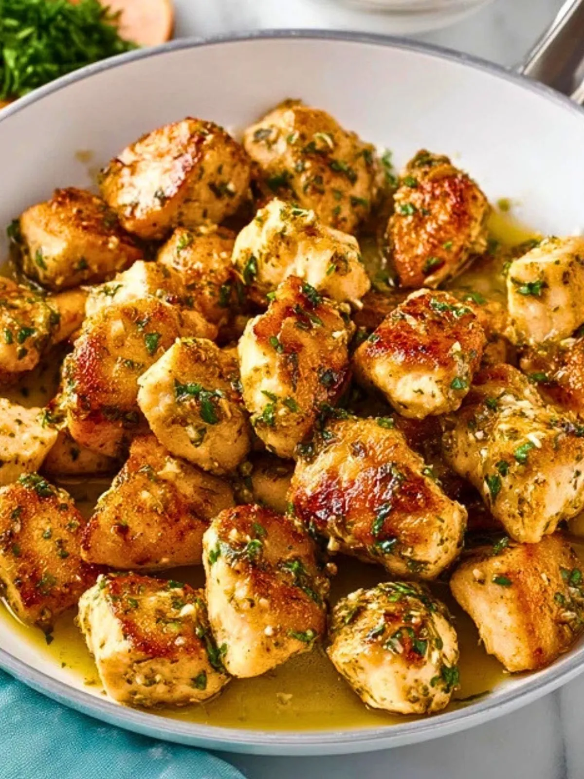 Bouchées De Poulet Au Beurre À LAil (1)