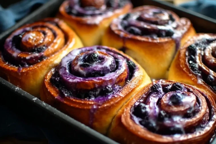 Brioche Aux Myrtilles Et Cannelle