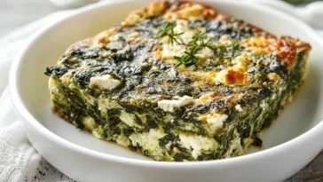 Casserole De Feta Et DÉpinards