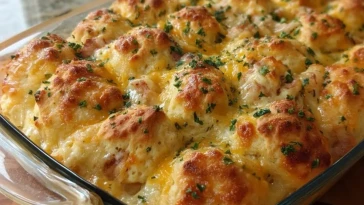 Casserole De Poulet Aux Biscuits