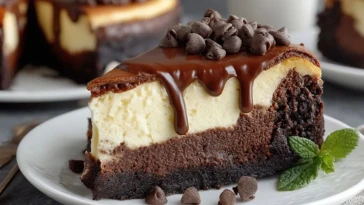 Cheesecake Au Fondant De Brownie