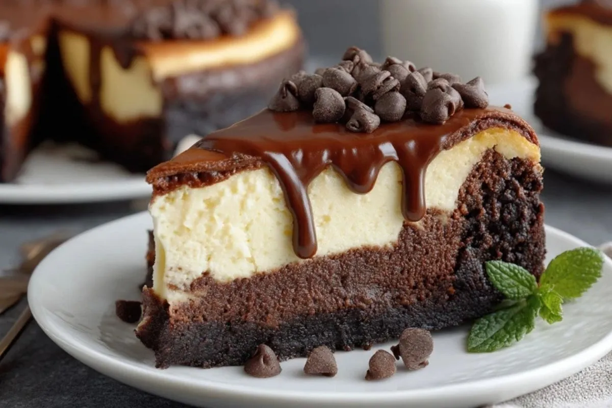 Cheesecake Au Fondant De Brownie