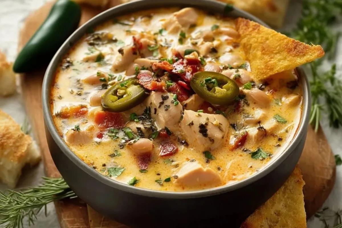 Chili Blanc Au Poulet Crémeux