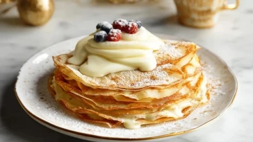 Crêpes Au Lait De Poule