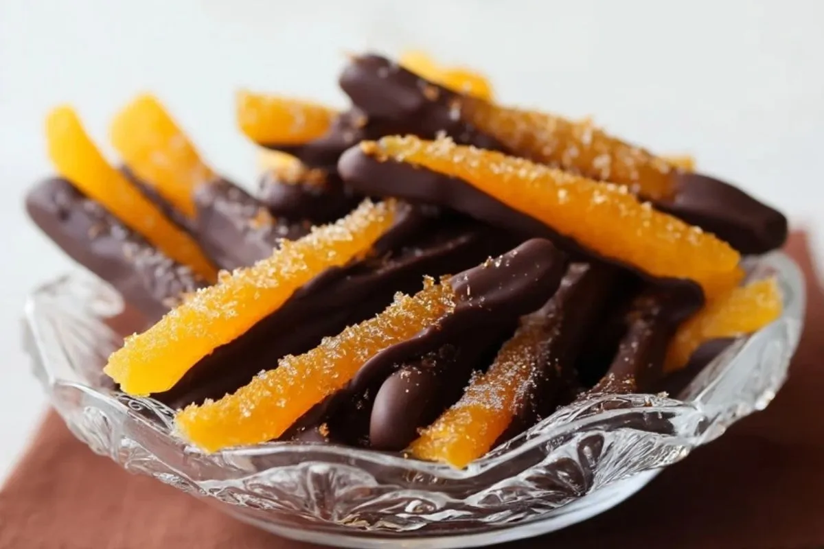 Écorces DOrange Enrobées De Chocolat