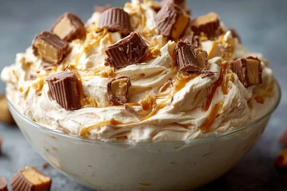 Fluff Au Beurre De Cacahuète Et Chocolat