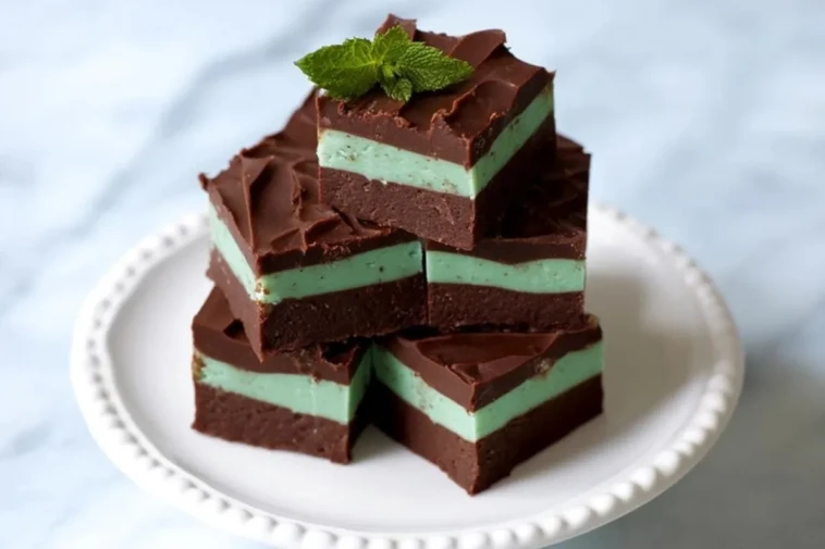 Fudge Au Chocolat À La Menthe