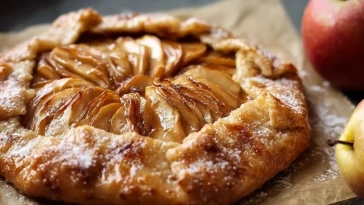 Galette Aux Pommes Honeycrisp Et Cannelle
