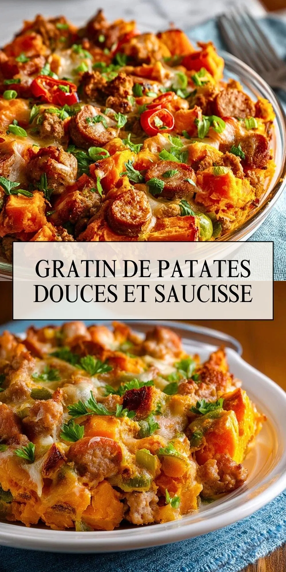 Gratin De Patates Douces Et Saucisse (2)