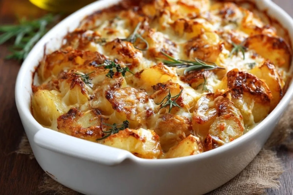 Gratin De Pommes De Terre À LOignon Français