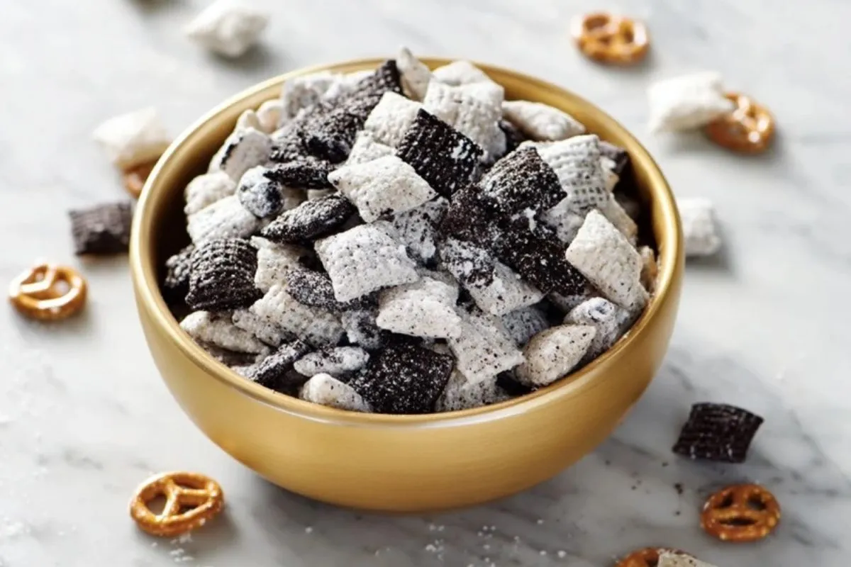 Meilleur Puppy Chow Aux Cookies Et Crème