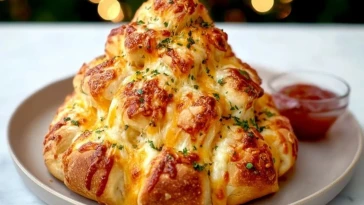 Pain En Forme De Sapin Au Fromage