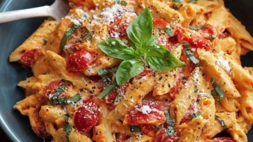 Pasta À La Tomate Et Ricotta