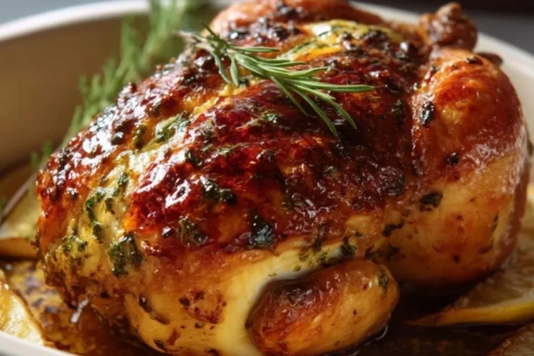 Poule Farcie Rôtie Parfaite