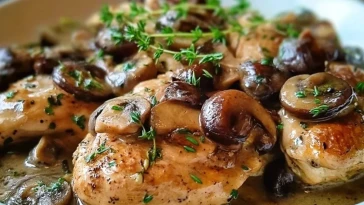 Poulet Marsala à la Mijoteuse