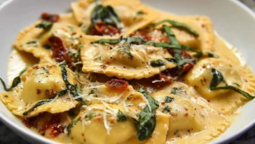 Ravioli Crémeux à la Toscane