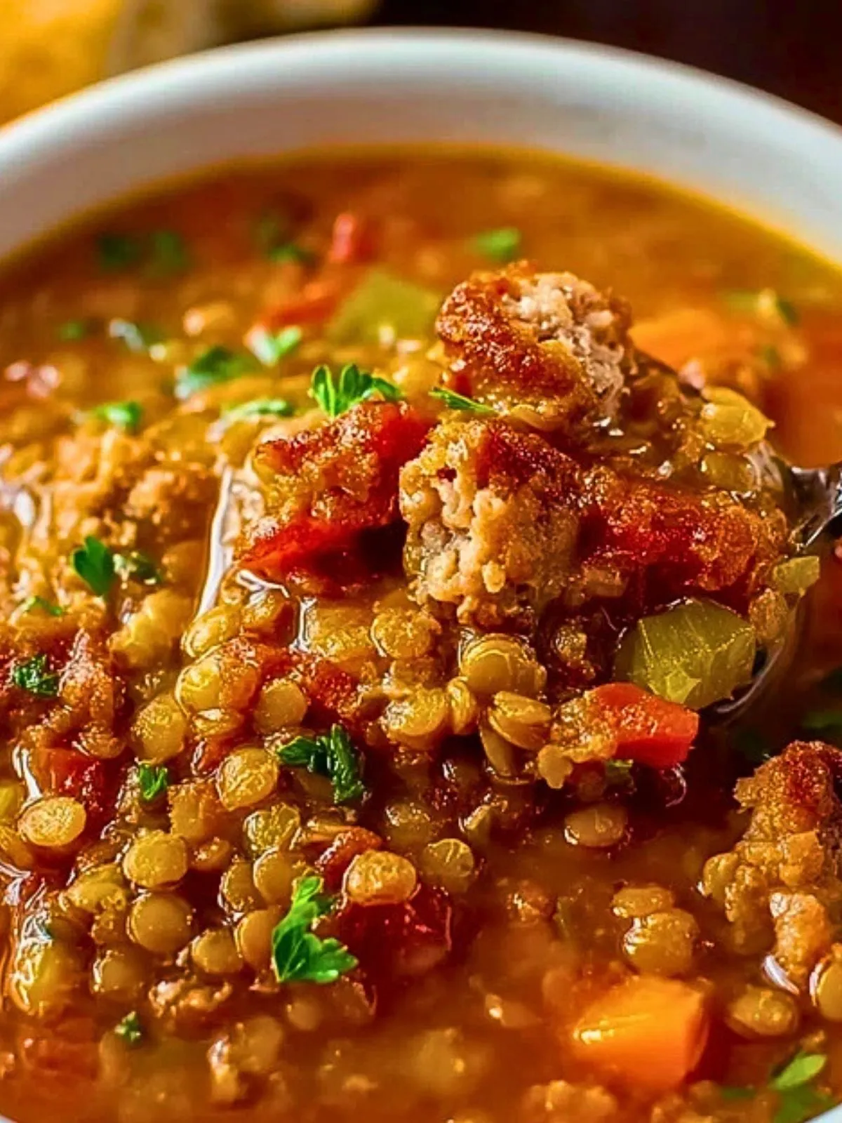 Soupe Aux Lentilles Et Saucisses (1)