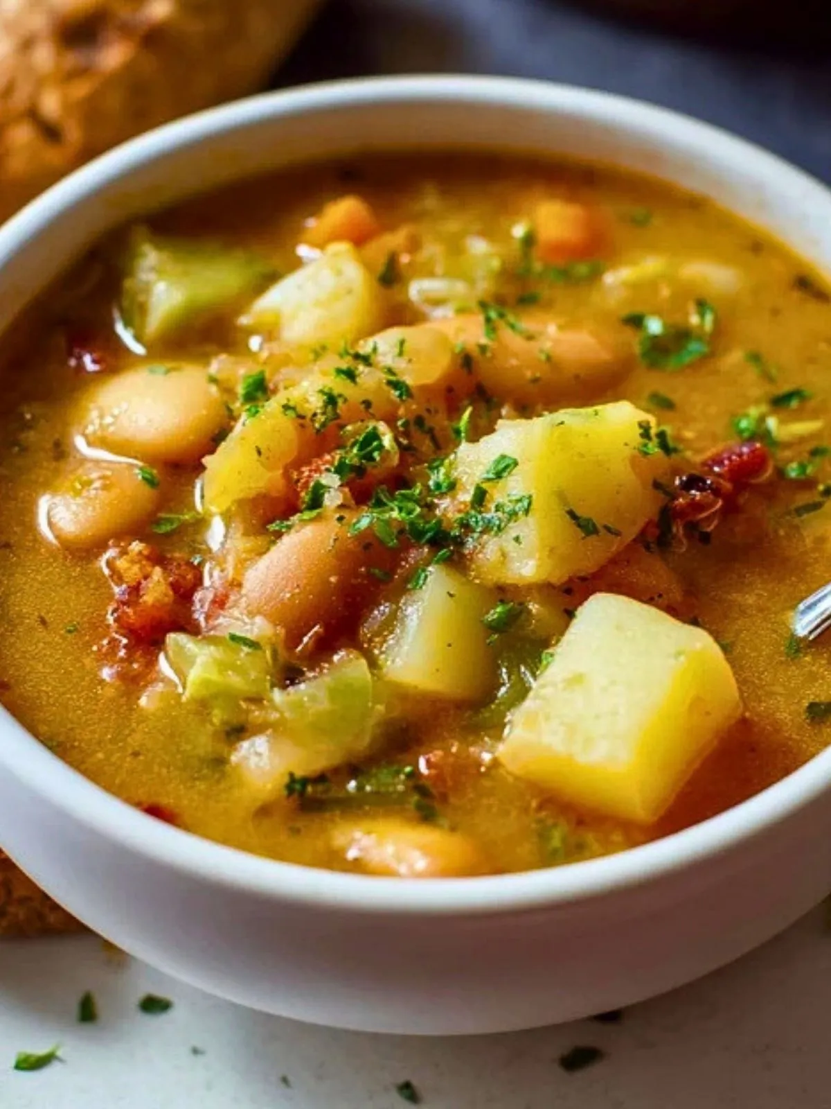 Soupe De Pommes De Terre Et Haricots Rassasiante (1)