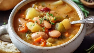 Soupe De Pommes De Terre Et Haricots Rassasiante