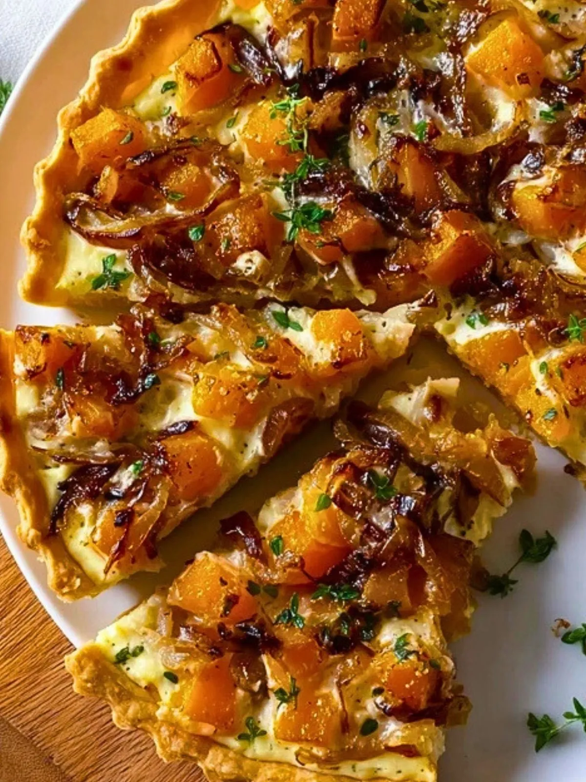 Tarte à la Courge Butternut et Oignons Caramélisés (1)