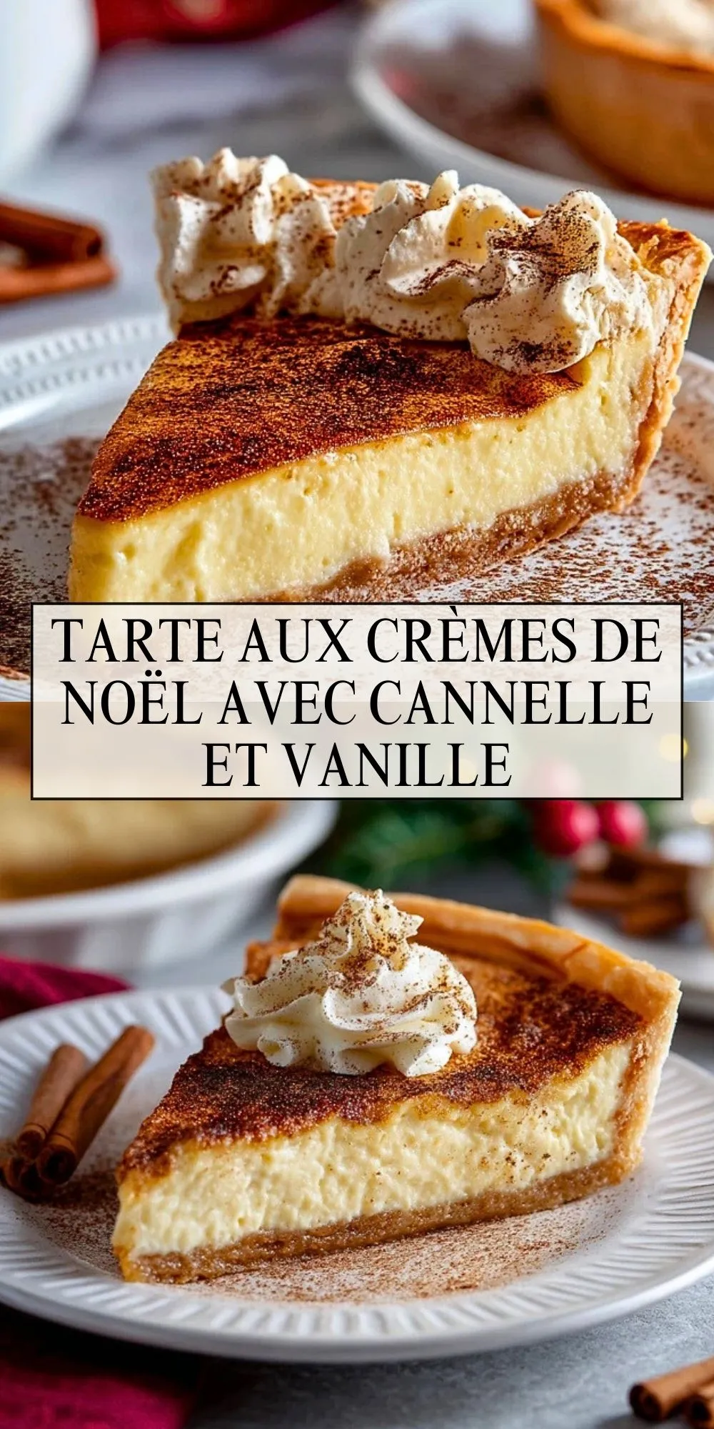Tarte Aux Crèmes De Noël Avec Cannelle Et Vanille (2)