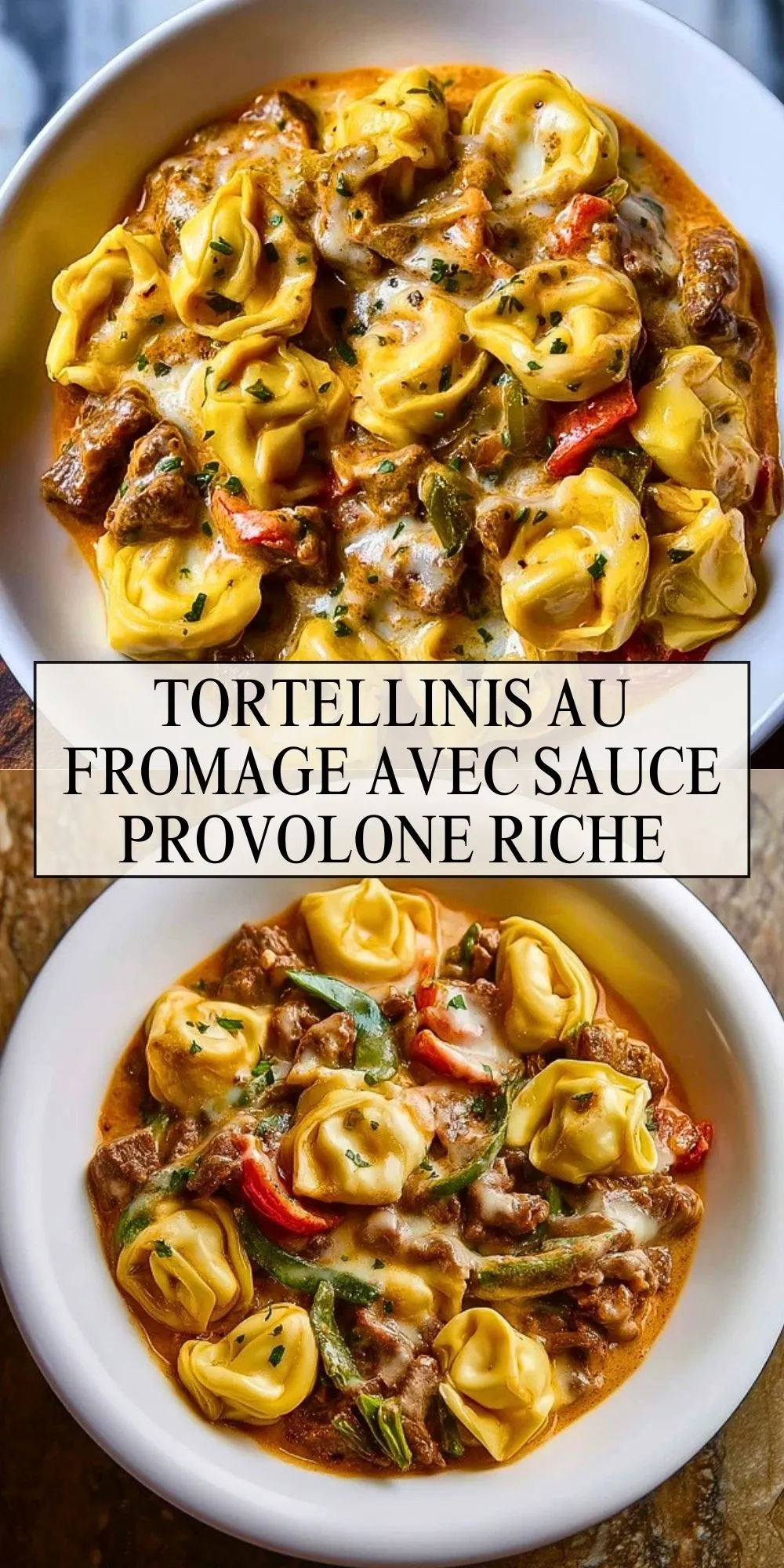 Tortellinis Au Fromage Avec Sauce Provolone Riche (2)
