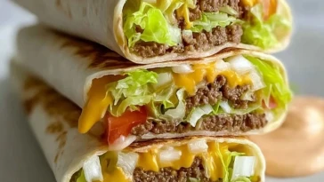 Wraps de Big Mac Maison