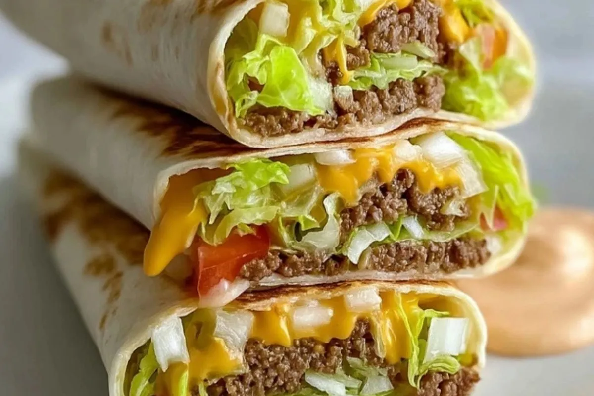 Wraps de Big Mac Maison