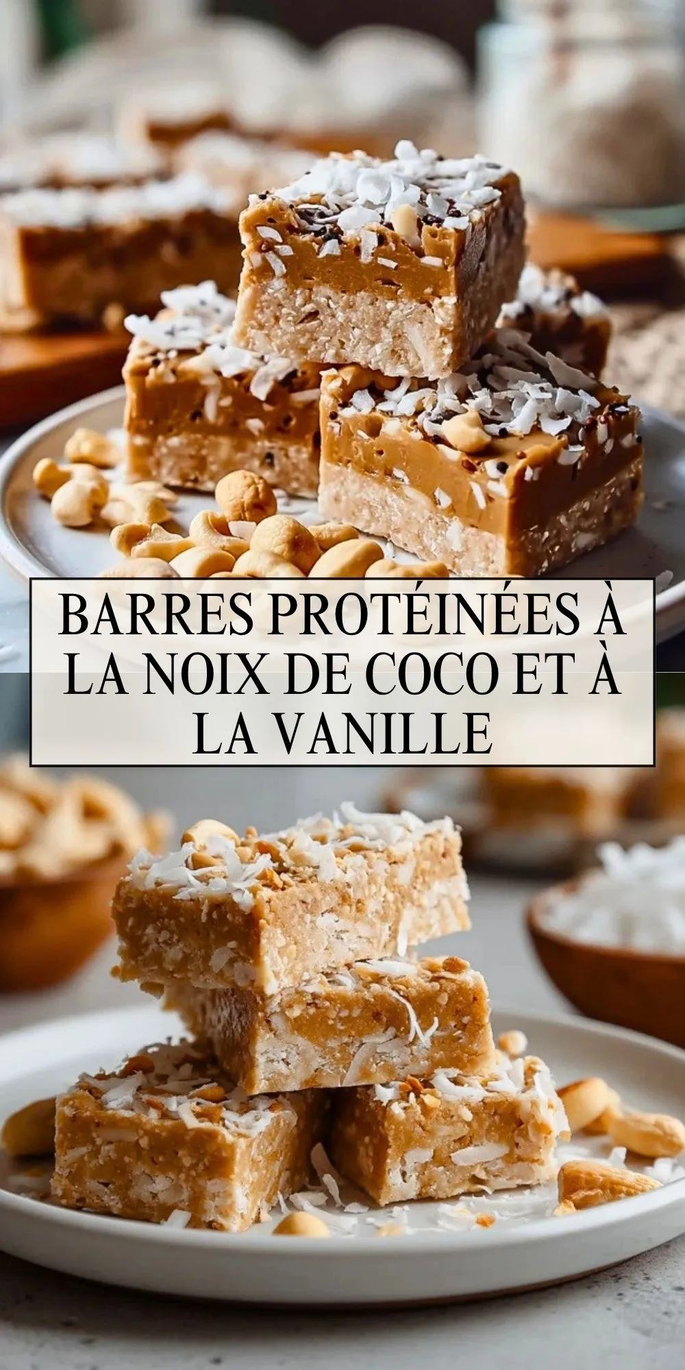 Barres Protéinées à la Noix de Coco et à la Vanille (2)