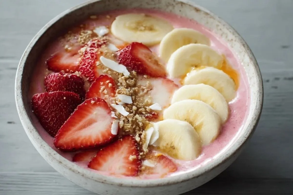 Bol De Smoothie Fraise-Banane