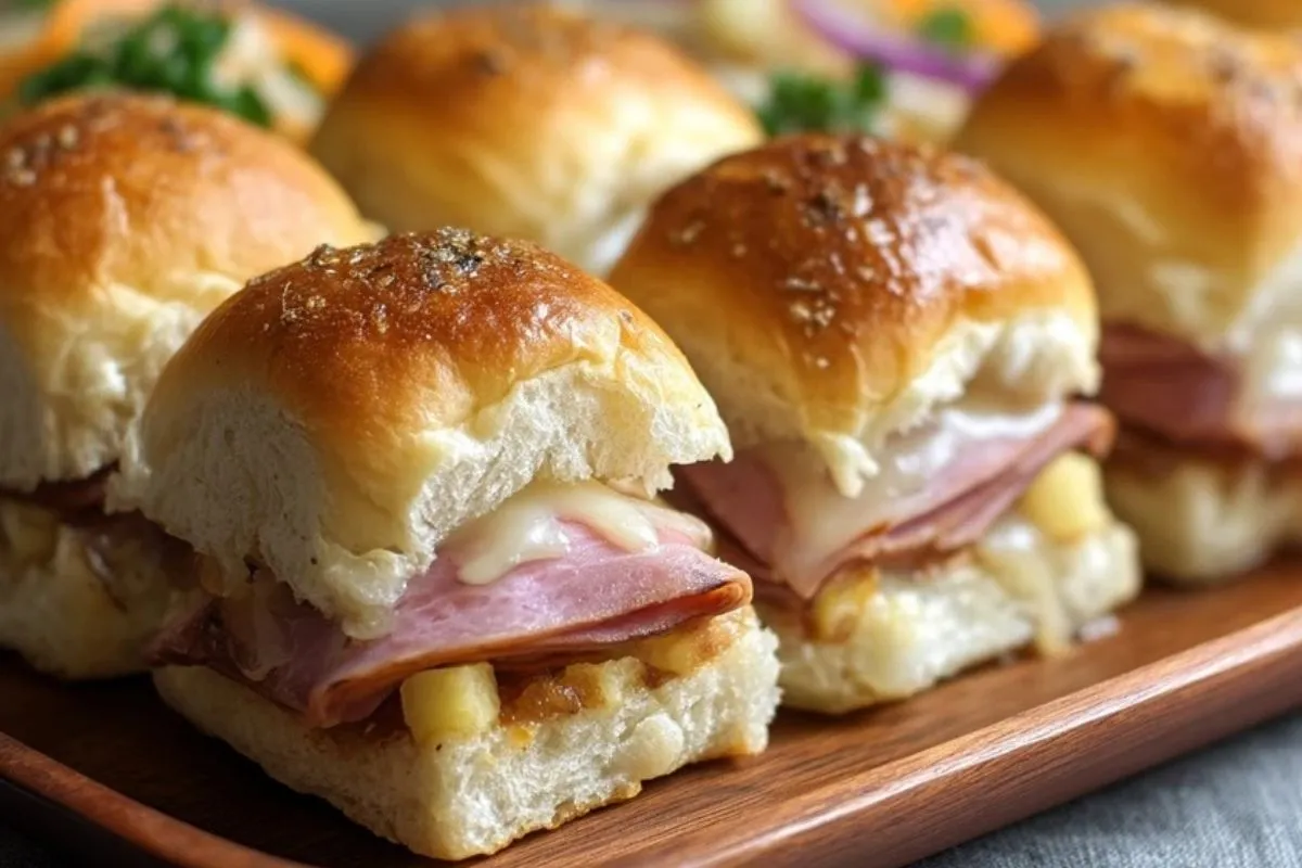 Mini Sandwichs Hawaïens