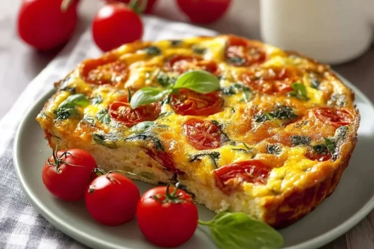 Quiche Sans Croûte Aux Tomates Et Au Basilic (3)